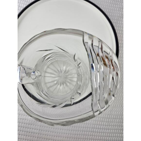 American Brilliant Cut glass heavy pitcher - Picture 2 of 5